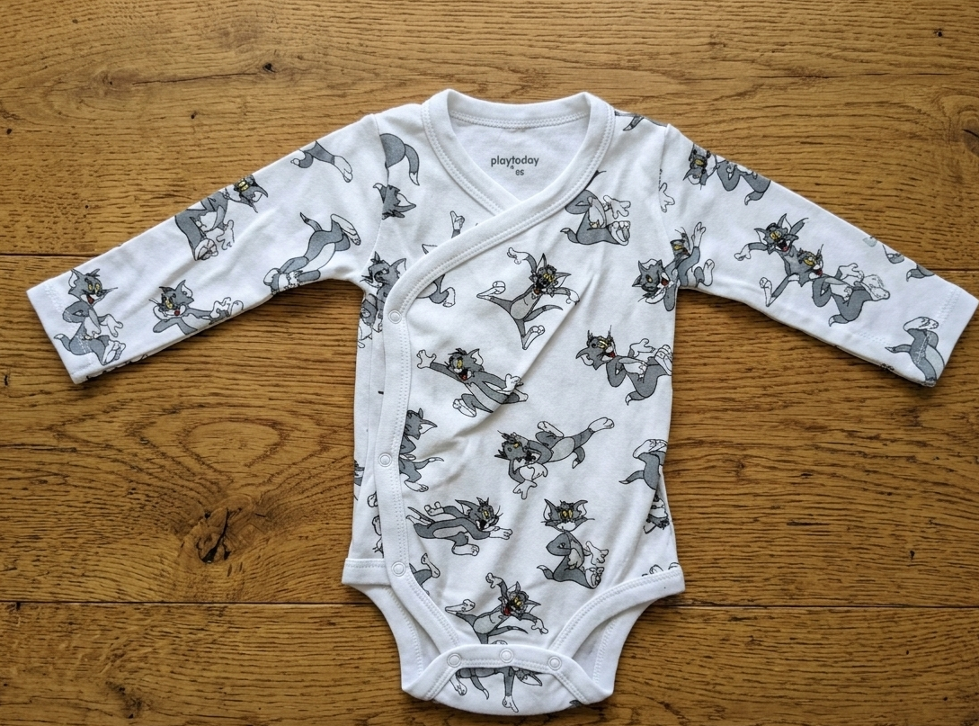 Premium Cotton Bodysuit - Tom Cartoon