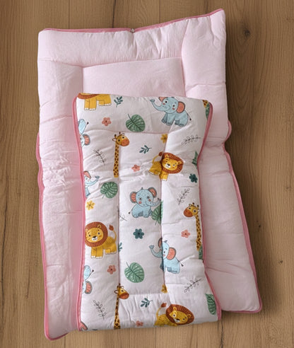 Organic Cotton Baby Carrier - Baby Pink