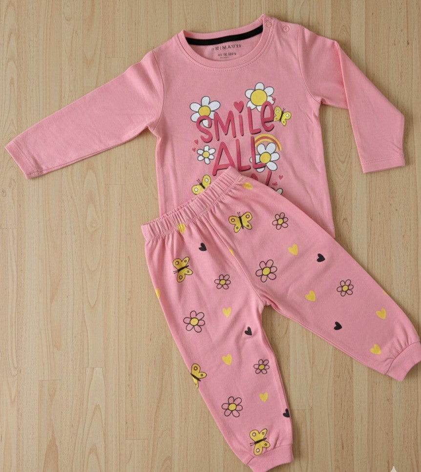 Cotton Kids Loungewear - Smile
