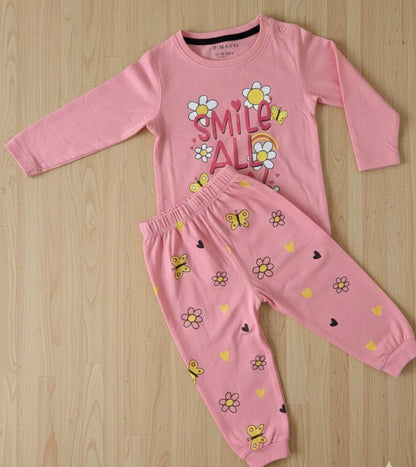 Cotton Kids Loungewear - Smile