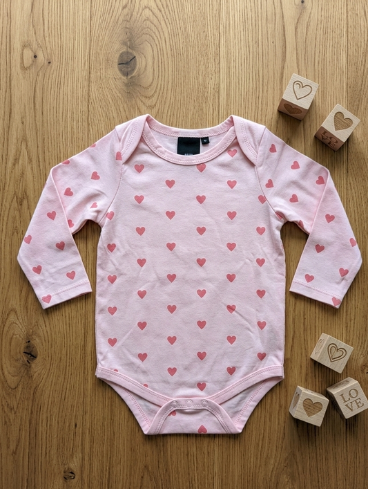 Premium Cotton Bodysuit - Hearts